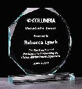 Octagon Shaped Acrylic Awards