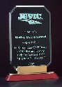 Rosewood Premium Jade Acrylic Award