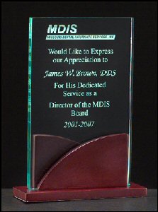 Economical Jade Acrylic Award