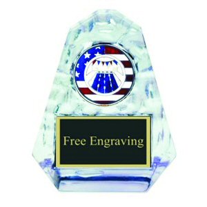 Pyramid Ice Acrylic Swimming Award