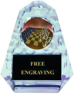 Pyramid Chess Acrylic Award