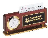 Clock With Business Card Holder