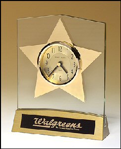 Star Acrylic Clock