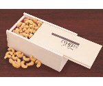 Wooden Collector's Box with Extra Fancy Jumbo Cashews