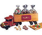 Classic Eighteen Wheeler with Milk Chocolate Almonds, Extra Fancy Jumbo Cashews & Chocolate Gourmet Mints