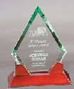 Prestige Diamond Rosewood Glass Award