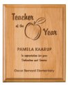 Wood Lasered Plaque