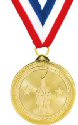 Britelazer Team Cheerleading Medal
