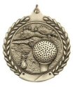 Economy Wreath Golf Medal