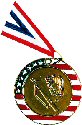 Stars and Stripes Baseball / Softball Medal