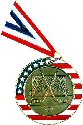 Stars and Stripes Hockey Medal