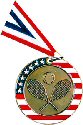 Stars and Stripes Tennis Medal