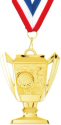Trophy Cup Golf Medal