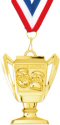 Trophy Cup Drama Medal