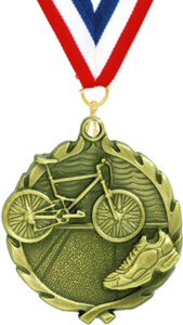 Wreath Triathlon Medal