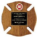Maltese Cross Fire Award Plaque