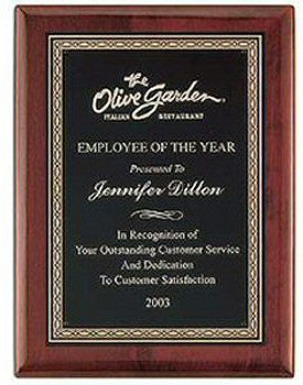 Rosewood Piano  Braided Design Plaque