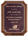 Volunteer Award Plaque