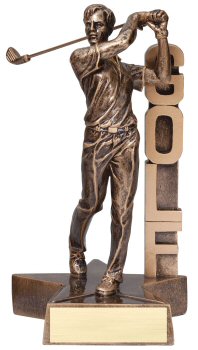 Male Golfer Billboard Trophy