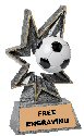 Bobble Soccer Resin Trophy
