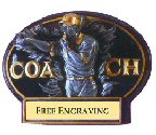 Burst Thru Coaches Award Oval