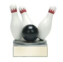 Color Tek Bowling Ball and Pins Resin Award