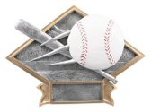 Baseball Diamond Resin Plate