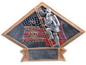 Fireman Diamond Resin Plate