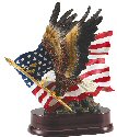 Eagle in Flight Resin Trophy