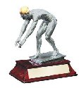 Elite Male Swimmer Statue