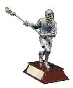 Elite Male Lacrosse Player Statue