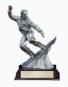 Elite Male Snowboarder Statue