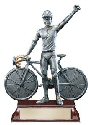 Elite Male Bicycle Statue