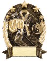 Five Stars Oval Karate Trophy