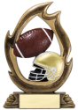 Flame Series Football Trophy