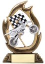 Flame Series Motorcycle Racing Trophy