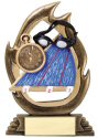 Flame Series Swimming Trophy