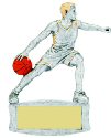 Boys Basketball Magnetic Resin Trophy