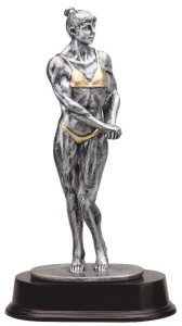 Female Bodybuilder Resin Sculpture