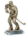 Masterworks Male Ice Hockey Player Sculpture