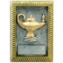 Lamp of Knowledge Resin Plaque
