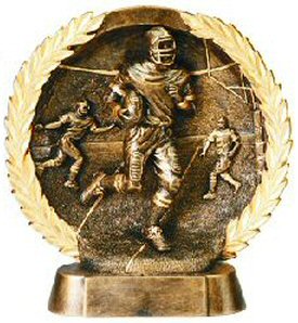 Football Bronze Resin Plate