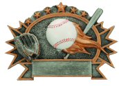 Baseball Resin Shield Plaque