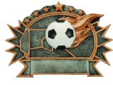 Soccer Three Dimensional Shield Plaque