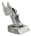 Silver Running Winged Sneaker Award