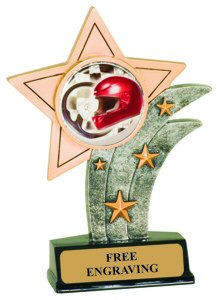 Racing Theme Resin Star