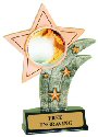 Volleyball Theme Resin Star Trophy
