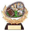 Football Full Colored Scene Trophy