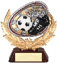 Soccer Full Colored Scene Trophy