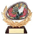 Track Full Colored Scene Trophy